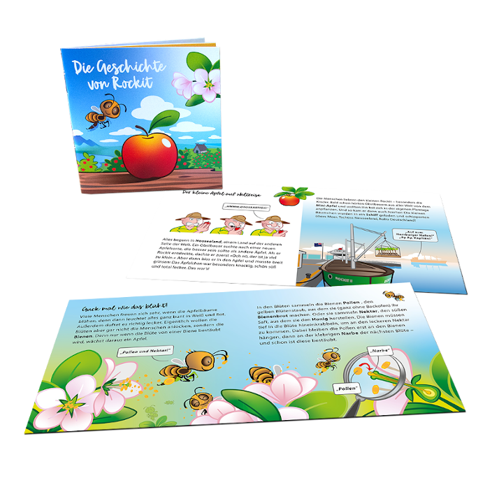 Rockit Apfel-Kinderaktion Buch